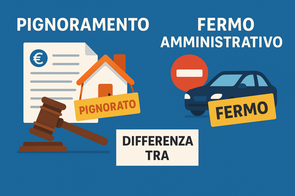 Differenza tra pignoramento e fermo amministrativo: cosa ti possono davvero bloccare?